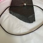 Leather Thong necklace with magnetic clasp 21 inch mens surfer surf beach tribal