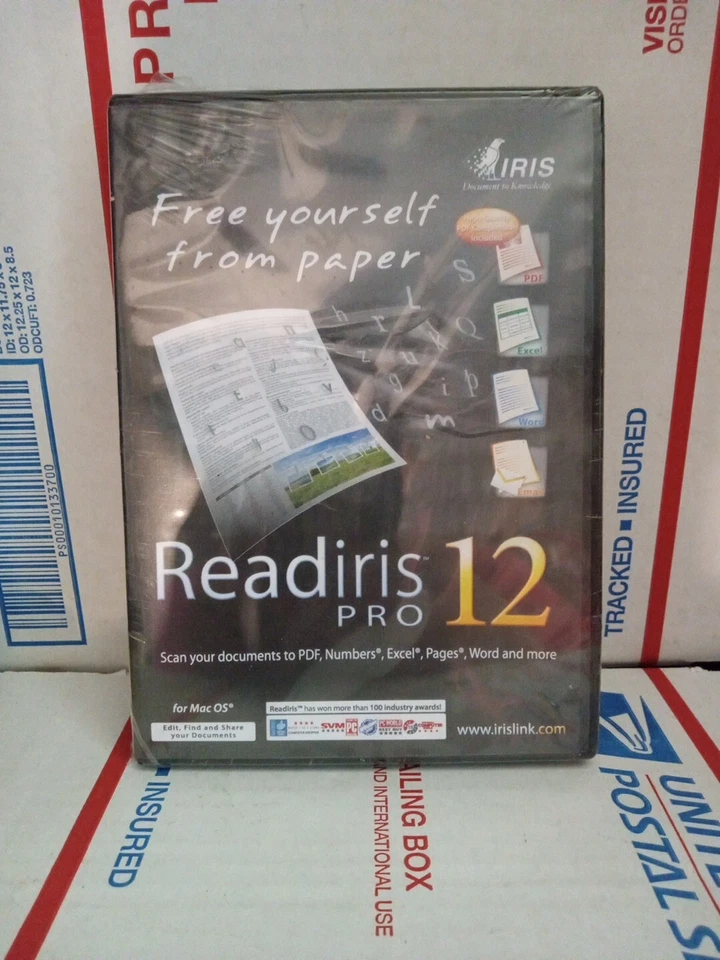 NEW Sealed I.R.I.S. Inc Readiris Corporate 12 OCR Software for MAC OS ~ Shelf192 - Image 1 of 3