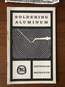 1959 Reynolds Metals Co – Soldering Aluminum – Flux Iron Glass Ultrasonic - Picture 1 of 3