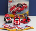 Lego Creator: Cars Super Speedster 5867 Box, Instruction & Bits For All 3 Builds