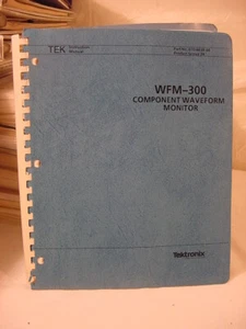VTG MANUAL - TEKTRONIX WFM-300 COMPONENT WAVEFORM MONITOR  - Picture 1 of 2
