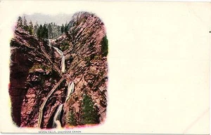 "POSTAL TRASERA INDIVISA SEVEN FALLS, CHEYENNE CANON""/2162" - Imagen 1 de 2