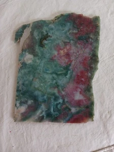 Raw Natural Dragon Blood Stone Quartz slice Crystal slab Mineral Gem 198g - Picture 1 of 8