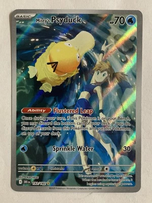 Misty's Psyduck Full Art Secret Rare Card 193/182 Destined Rivals - Image 1 of 2