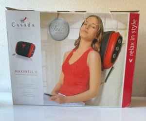 Casada Maxiwell III Massage Cushion CMK-161 w/Remote, Power Cord, & instructions - Picture 1 of 15