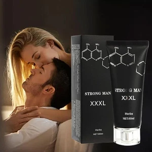 STRONG MAN XXXL Care Olio da Massaggio Ingrandimento Continuo 60ml per Maschio W6Z6 - Foto 1 di 10