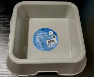 Vibrant Life Vaso Grande Perro Cuenco Negro - Duradero y Elegante Cuenco de Alimentación para Mascotas  Foto 1 de 4