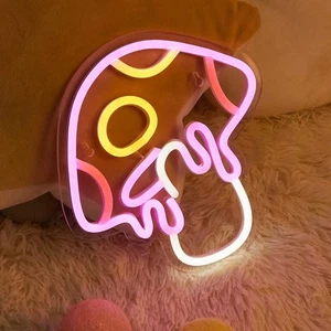 LED Neon Mushroom Cute Neon Sign, USB Powered Neon Signs Night Light, 3D Wall... - Picture 1 of 5