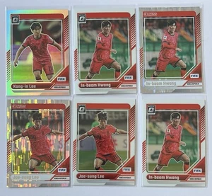 Lote x6 Donruss FIFA Corea 2024-25 - Kang-in Lee, Hwang, Lee | Óptica + Láser - Imagen 1 de 3