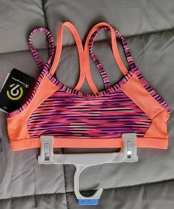 Champion C9 Sports Bra In Pink/Orange Girl's size L, New With Tag! - Picture 1 of 5