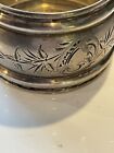 Antique/vintage Sterling Silver Napkin Ring Personalized ALMA