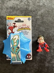 Marvel Spidey and his Amazing Friends Webs Up Minis - Crouched Maskless Spidey - Picture 1 of 3