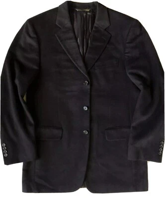 Blazer Abrigo Deportivo Jack Victor Montreal 42L 100% Cachemira Azul Marino Bloomingdales $895 Foto 1 de 4