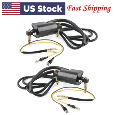 2 Sets Ignition Coils with Wire for Honda CB550SC/650/700SC/750/900/1000 VF700C Foto 1 de 4