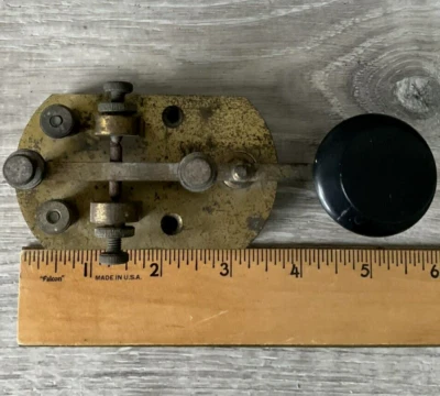 Signal Electric Antique Brass Morse Code Telegraph Key vintage USA  Ham Radio? - Image 1 of 4