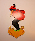 Vintage Pied Piper Hand Painted Wood Wall Art Plaque Fairy Tale Made in Germany