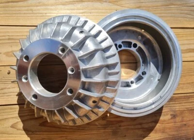 Classic Austin Morris Mini Minifins Rear Lightweight Brake Drums Alloy X 2 NEW - Image 1 of 4