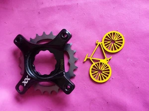 SRAM XX SPIDER + 24T CHAINRING bolts / étoile + PLATEAU 4 TROUS  bike N.O.S. - Picture 1 of 11