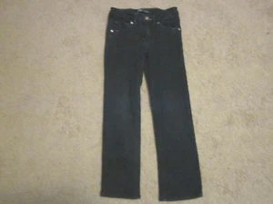 Girls Levi jeans Slim Straight Stretch 6 Regular Dark Wash Hearts on Pockets - Picture 1 of 5