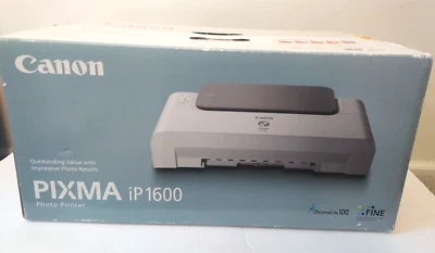 Canon PIXMA iP 1600 DIGITAL PHOTO InkJet Printer (Factory Sealed) NEW - Image 1 of 4