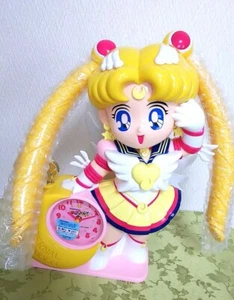 ¡¡Raro!! ¡Muy precioso!!Reloj despertador SEIKO Pretty Soldier Sailor Moon en Japón - Imagen 1 de 12