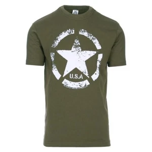 T-Shirt US Army Vintage Star T oliv, Baumwolle, Sternmotiv - Bild 1 von 12