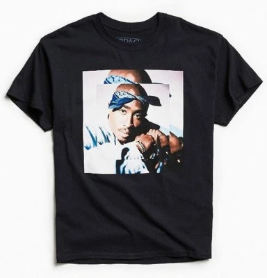 2PAC BLUES - TUPAC PORTRAIT T-Shirt NEW 100% Authentic - Image 1 of 2
