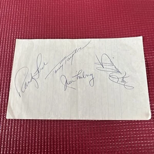 Lot Of 4 Philadelphia Phillies Autographs Jim Lonberg,Taylor, Christenson, Lerch - Picture 1 of 7