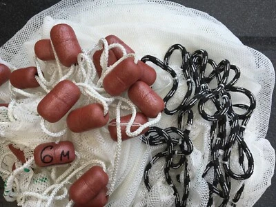 KOI Zugnetz Schleppnetz  4m-15m Maschen 4x4mm 8x8mm  Fischbrutnetz Abfischnetz  - Bild 1 von 4