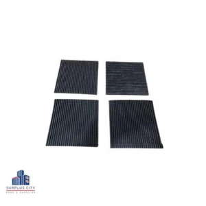 MARS 52104 6" X 6" X 3/8" ANTI-VIBRATION PAD, SOLD AS 4 PACK 213431  - Picture 1 of 4