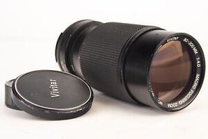 Nikon AI Vivitar 80-200mm f/4 Macro Focusing Zoom Manual Focus Lens w Caps V20