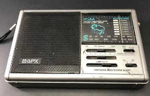 GPX * AM / FM NOAA Storm Alert Radio ~ # A 380 ~ For Parts Vh9 - Picture 1 of 4