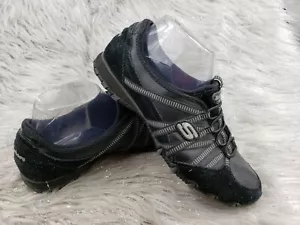 Skechers 21140 schwarze Wildleder-Slipper Freizeit-Sneaker Damengröße US 8 EU 38 - Bild 1 von 6