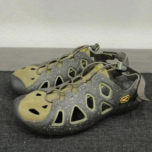 KEEN Class 6 Watersport Fishing Boating Waterproof Sandals Raven Burnt Olive 11 - Picture 1 of 8