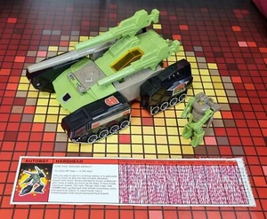 Vintage Hasbro Transformers G1 Autobot Headmaster Hardhead Complete w/Duros - Picture 1 of 9