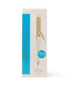 GSQ by Glamsquad Titanium Curling Iron, 1" Barrel, Heats to 400 F, NEW - Imagen 1 de 6