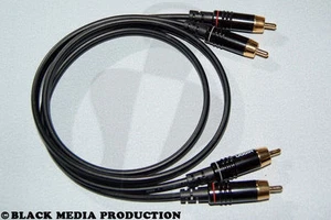 Câble RCA haut de gamme SC Onyx 2025 2m (2x RCA) pour Audio HiCon *NEUF* - Photo 1/1