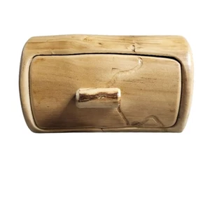 Nature Turns Aspen Wood Trinket Jewelry Box Single Drawer 7.5"x4"x4" - Picture 1 of 8