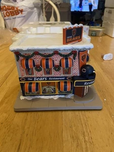 Chicago Bears Hawthorne Weihnachtsdorf Bären Restaurant NFL beleuchtet neu im Karton - Bild 1 von 17