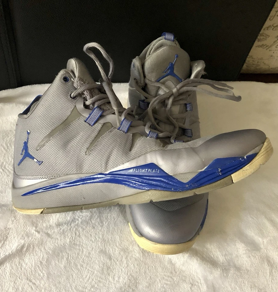 Nike Air Jordan Super Fly 2 gris cemento azul universitario 599945-007 para hombre Foto 1 de 4