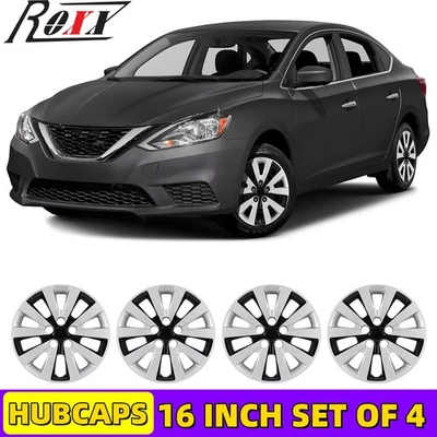 Juego de 4 cubiertas de rueda de 16" para Nissan Sentra 2013-19/2011-17 tapacubos Nissan Leaf Foto 1 de 4