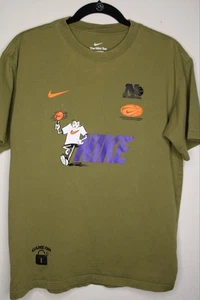 Nike Basketball Backyard Training Club oversized graphic T-shirt Size S in khaki - Picture 1 of 15