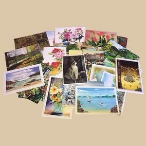 Lots of  "The Mouth and Foot Painting" Notecards and 1 Postcard - Picture 1 of 14