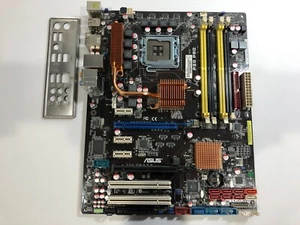 Asus P5Q PRO ATX LGA775 Motherboard + I/O Shield - Parts or Repair, No POST - Picture 1 of 10