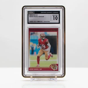 Football 2024 Deebo Samuel #246 Panini SCORE NFL CGC 10 Gem Mint - Picture 1 of 4