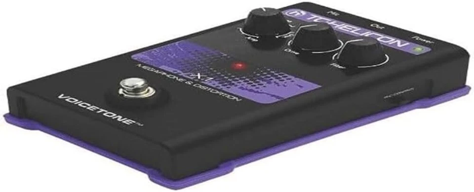 TC-Helicon Voicetone X1 Megaphone Distortion Amp Vocal Effect Pedal from japan - Image 1 of 4