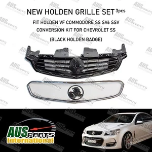 NEW HOLDEN grille set for SERIES 1 2013-2015 VF Commodore SS & SV6 BLACK BADGE - Picture 1 of 9