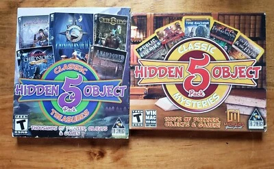 Hidden Object 5 Pack: Classic Treasures & Mysteries (PC/MAC, DVD, 2013) Win/Mac - Image 1 of 4