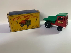 1960's Matchbox 2 Muir-Hill Dumper with box - Afbeelding 1 van 13