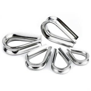 Fermacavi in acciaio inox ditale per cavi funi morsetti 1,5 mm - 32 mm - Foto 1 di 6